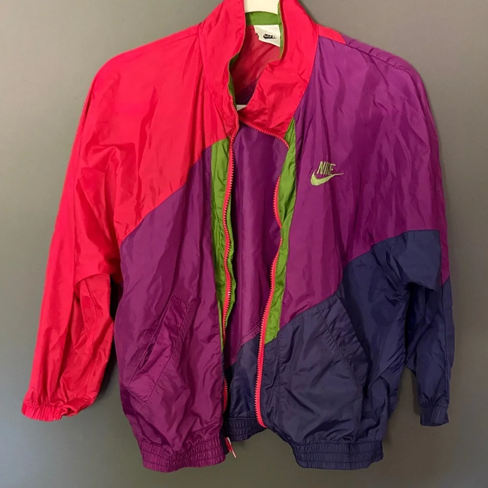 Nike vintage kids medium/8-10 Multicolor Windbreaker Jacket